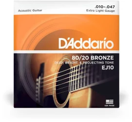 D'Addario EJ10 80/20 Bronze 10/47 в Москве c доставкой