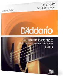 D'Addario EJ10 80/20 Bronze 10/47 в Москве c доставкой
