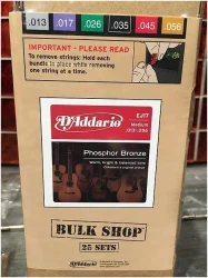 D'Addario EJ17 Phosphor Bronze 13/56 (25 шт.) в Москве c доставкой