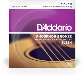 D'Addario EJ38H Phosphor Bronze High Strung/Nashvil 10/27 в Москве c доставкой