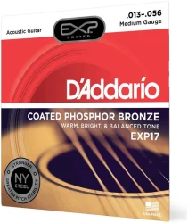 D'Addario EXP17 Acoustic Guitar Coated Phosphor Bronze 13/56 в Москве c доставкой