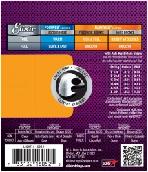 Elixir 16052 NanoWeb Phosphor Bronze Custom Light 12/53 в Москве c доставкой