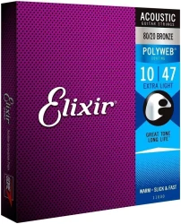 Elixir 11000 PolyWeb 80/20 Bronze Medium 10/47 в Москве c доставкой