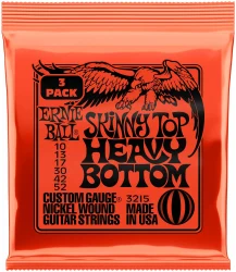 Ernie Ball 3215 Skinny Top Heavy Bottom Nickel Wound 10/52 3 Pack в Москве c доставкой