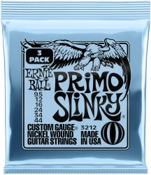 Ernie Ball 3212 Primo Slinky Nickel Wound 9.5/44 3 Pack в Москве c доставкой