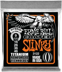 Ernie Ball 3122 RPS Coated Slinky Titanium Hybrid 9/46 в Москве c доставкой