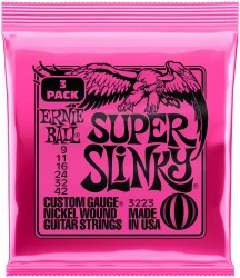 Ernie Ball 3223 Super Slinky Nickel Wound 9/42 3 Pack в Москве c доставкой