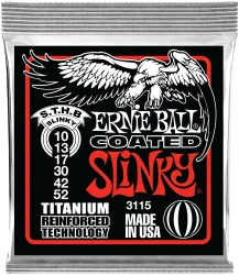 Ernie Ball 3115 Coated Slinky Titanium RPS Skinny Top Heavy Bottom 10/52 в Москве c доставкой
