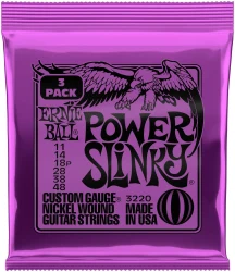 Ernie Ball 3220 Power Slinky Nickel Wound 11/48 3 Pack в Москве c доставкой