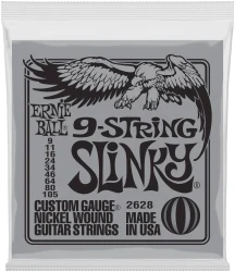 Ernie Ball 2628 9-String Slinky Nickel Wound 9/105 в Москве c доставкой