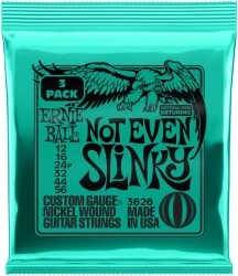 Ernie Ball 3626 Not Even Slinky Nickel Wound 12/56 3 Pack в Москве c доставкой