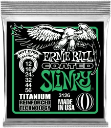 Ernie Ball 3126 Coated Slinky Titanium RPS Not Even 12/56 в Москве c доставкой