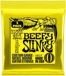 Ernie Ball 3627 Beefy Slinky Nickel Wound 11/54 3 Pack в Москве c доставкой