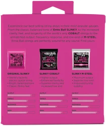 Ernie Ball 3333 Super Slinky Nickel Wound/Cobalt/M-Steel 9/42 Tone Pack в Москве c доставкой