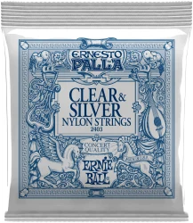 Ernie Ball 2403 Ernesto Palla Clear&Silver Nylon Concert Quality в Москве c доставкой