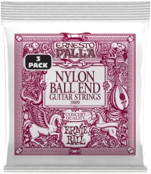Ernie Ball 3409 Ernesto Palla Nylon Ball End Concert Quality 3 Pack в Москве c доставкой