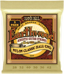 Ernie Ball 3069 Earthwood 80/20 Bronze Nylon Classic Ball End 3 Pack в Москве c доставкой