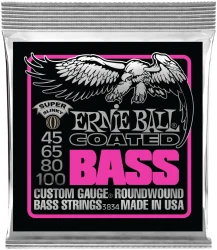Ernie Ball 3834 Bass Coated Super Slinky Roundwound 45/100 в Москве c доставкой