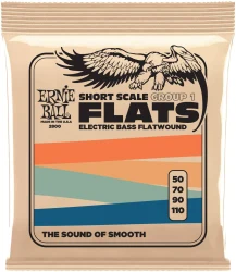 Ernie Ball 2800 Flats Short Scale Group 1 Flatwound 50/110 в Москве c доставкой