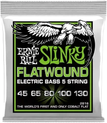 Ernie Ball 2816 5-String Electric Bass Slinky Flatwound 45/130 в Москве c доставкой
