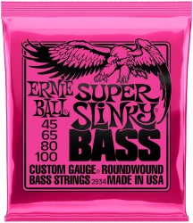 Ernie Ball 2834 Bass Super Slinky Roundwound 45/100 в Москве c доставкой
