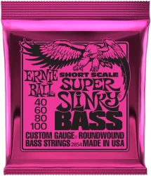 Ernie Ball 2854 Short Scale Bass Super Slinky Roundwound 40/100 в Москве c доставкой