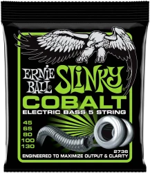 Ernie Ball 2736 5-String Electric Bass Slinky Cobalt 45/130 в Москве c доставкой