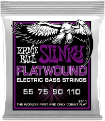 Ernie Ball 2811 Electric Bass Slinky Flatwound 55/110 в Москве c доставкой