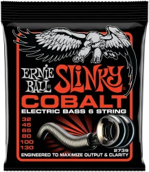 Ernie Ball 2739 6-String Electric Bass Slinky Cobalt 32/130 в Москве c доставкой