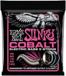 Ernie Ball 2737 5-String Electric Bass Slinky Cobalt 40/125 в Москве c доставкой
