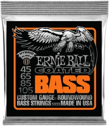 Ernie Ball 3833 Bass Coated Hybrid Slinky Roundwound 45/105 в Москве c доставкой