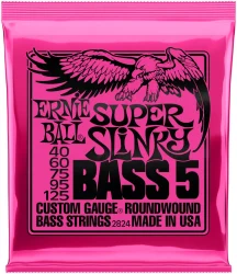 Ernie Ball 2824 Bass 5 Super Slinky Roundwound 40/125 в Москве c доставкой