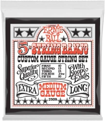 Ernie Ball 2309 5-String Banjo Extra Long Medium 10/24w в Москве c доставкой