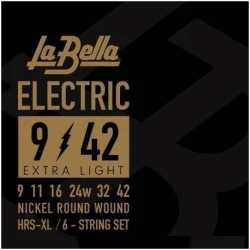 La Bella HRS-XL Nickel Round Wound Extra Light 9/42 в Москве c доставкой