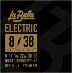 La Bella HRS-UL Nickel Round Wound Ultra Light 8/38 в Москве c доставкой
