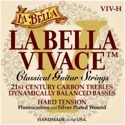 La Bella VIV-H Vivace Fluorocarbon And Silver Plated Wound Hard Tension в Москве c доставкой