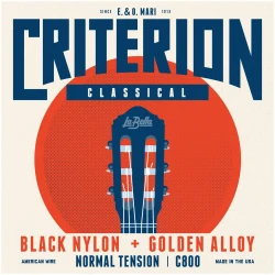 La Bella C800 Criterion Black Nylon Plus Golden Alloy Normal Tension в Москве c доставкой