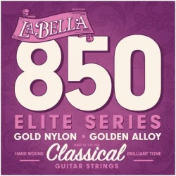 La Bella 850 Elite Series Golden Nylon & Golden Alloy Hand Wound 28/41 в Москве c доставкой