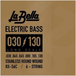 La Bella RX-S6C 6-String Long Scale Electric Bass Stainless Round Wound 30/130 в Москве c доставкой