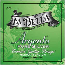 La Bella AM Argento Pure Silver Medium Tension в Москве c доставкой