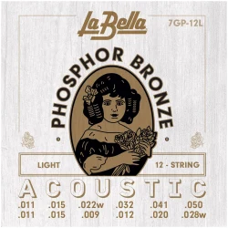 La Bella 7GP-12L Phosphor Bronze Light в Москве c доставкой