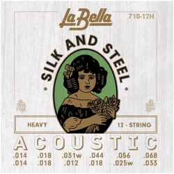 La Bella 710-12H Acoustic Silk And Steel Heavy в Москве c доставкой