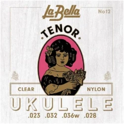 La Bella 12 Ukulele Clear Nylon Tenor в Москве c доставкой
