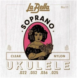 La Bella 11 Ukulele Clear Nylon Soprano в Москве c доставкой