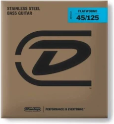 Dunlop DBFS45125 Bass Stainless Steel Flatwound 45/125 в Москве c доставкой