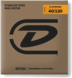 Dunlop DBFS40120 Bass Stainless Steel Flatwound 40/120 в Москве c доставкой