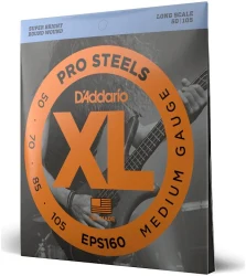 D'Addario EPS160 XL Pro Steels Long Scale Medium 50/105 в Москве c доставкой