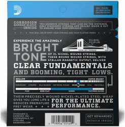 D'Addario EXL160SL XL Nickel Wound Super Long Scale Medium 50/105 в Москве c доставкой