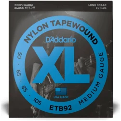 D'Addario ETB92 XL Nylon Tapewound Long Scale Medium 50/105 в Москве c доставкой