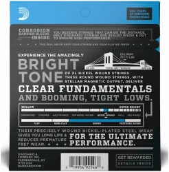D'Addario EXL160M XL Nickel Wound Medium Scale Medium 50/105 в Москве c доставкой